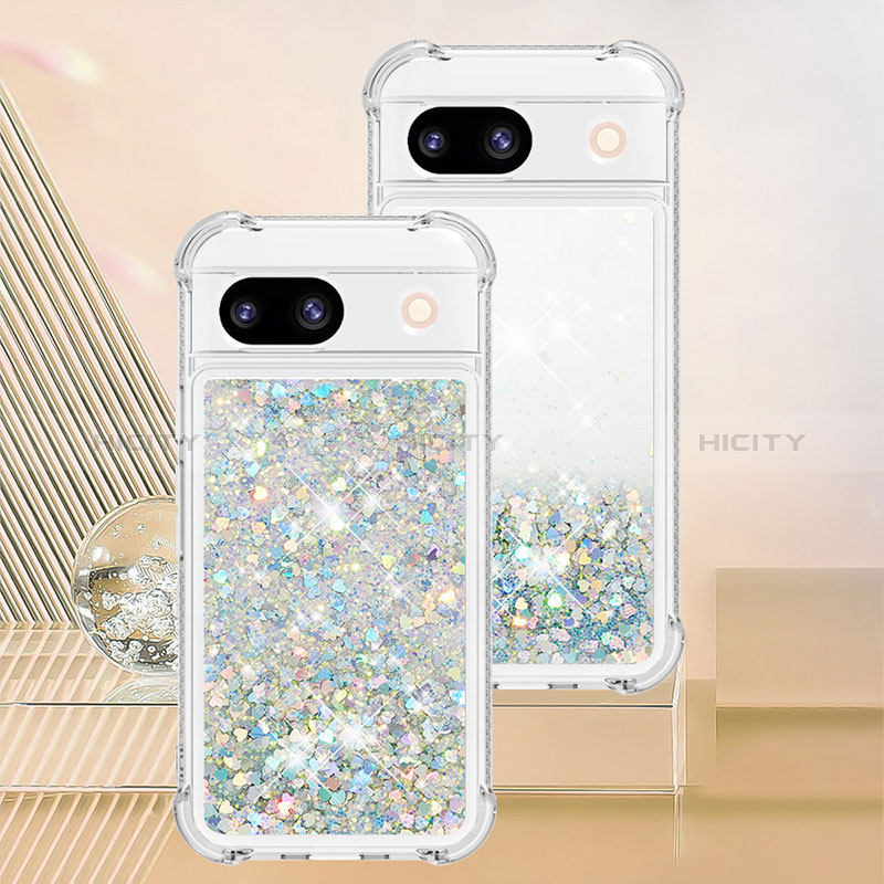 Coque Silicone Housse Etui Gel Bling-Bling YB3 pour Google Pixel 8a 5G Plus