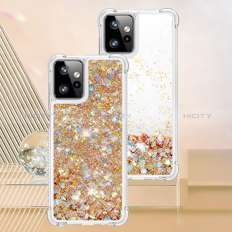 Coque Silicone Housse Etui Gel Bling-Bling YB3 pour Motorola Moto G Power 5G (2023) Or Plus