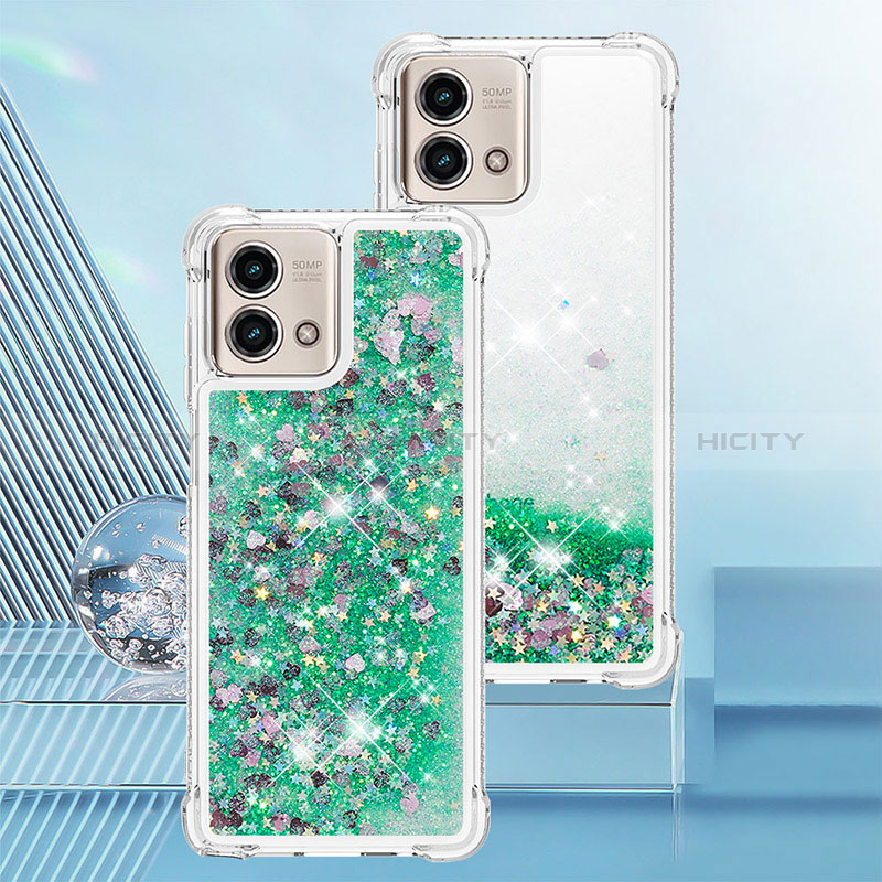 Coque Silicone Housse Etui Gel Bling-Bling YB3 pour Motorola Moto G Stylus (2023) 4G Vert Plus