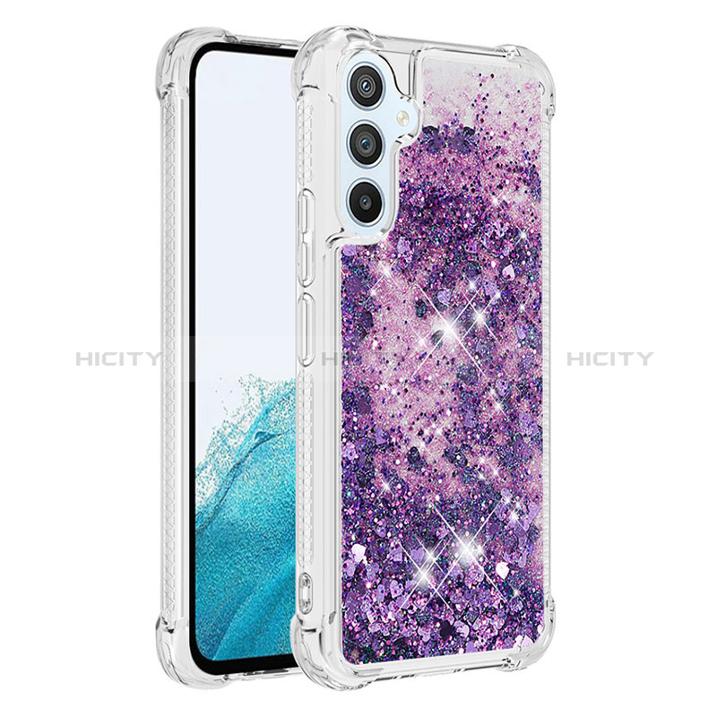 Coque Silicone Housse Etui Gel Bling-Bling YB3 pour Samsung Galaxy A54 5G Violet Plus