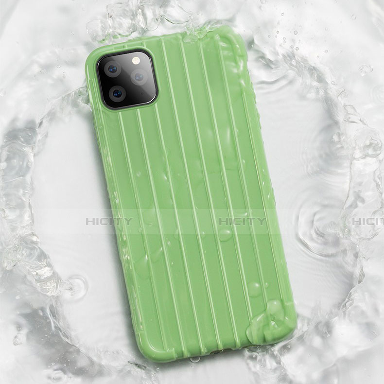 Coque Silicone Housse Etui Gel Line C01 pour Apple iPhone 11 Pro Plus