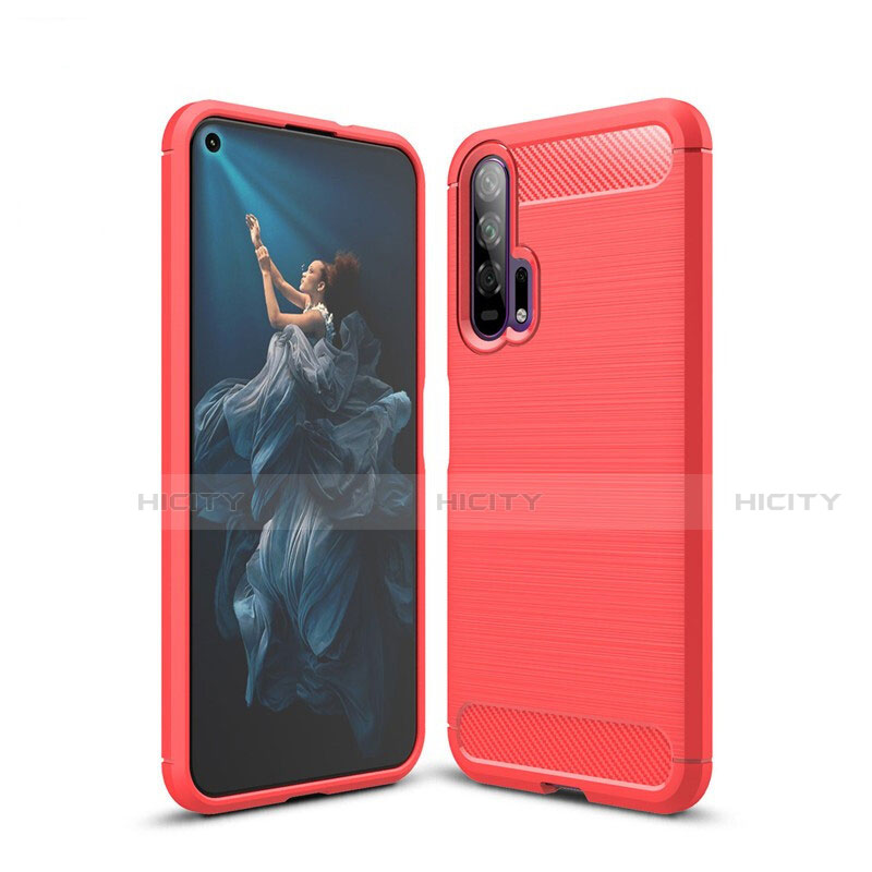 Coque Silicone Housse Etui Gel Line C01 pour Huawei Honor 20 Pro Plus