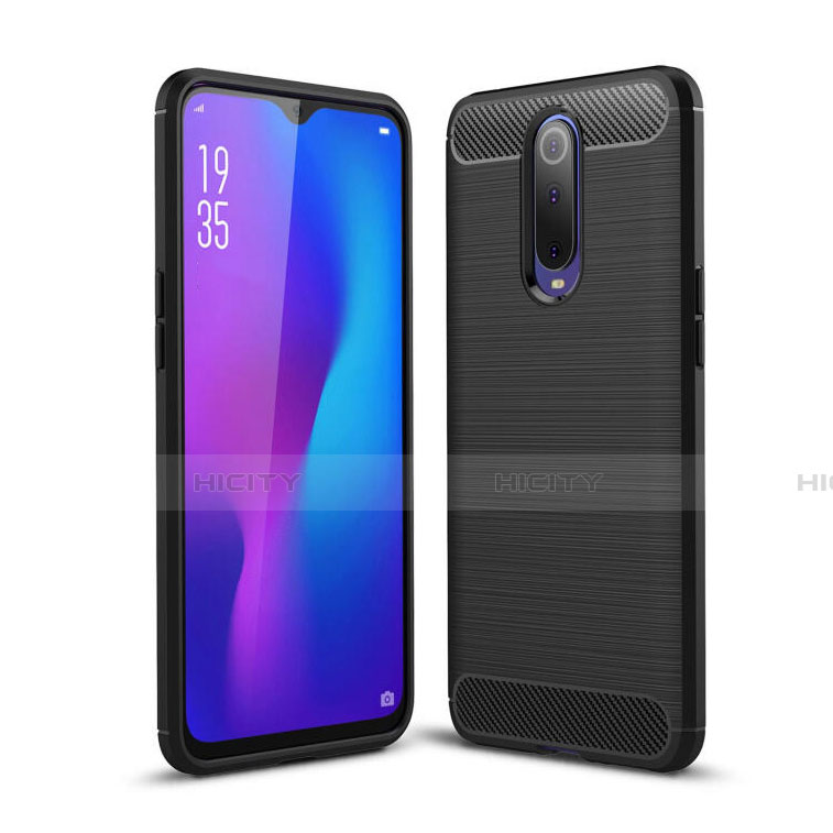 Coque Silicone Housse Etui Gel Line C01 pour Oppo R17 Pro Plus