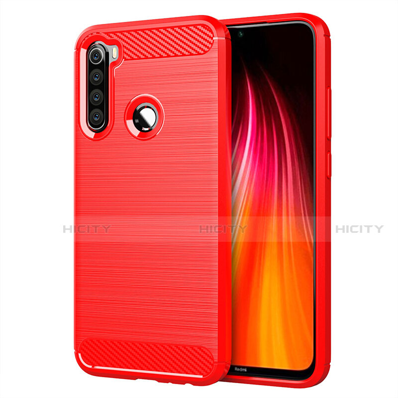 Coque Silicone Housse Etui Gel Line C01 pour Xiaomi Redmi Note 8 (2021) Plus