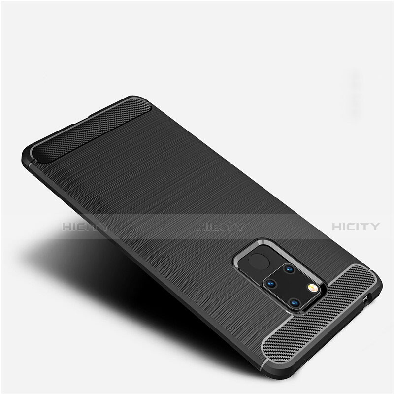 Coque Silicone Housse Etui Gel Line C02 pour Huawei Mate 20 X 5G Plus