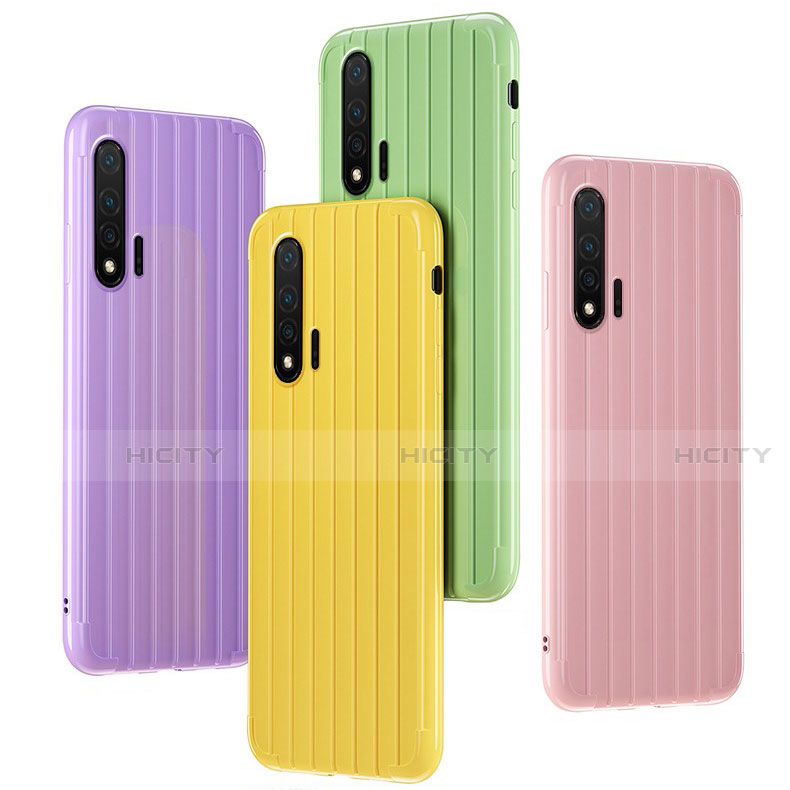 Coque Silicone Housse Etui Gel Line C02 pour Huawei Nova 6 5G Plus