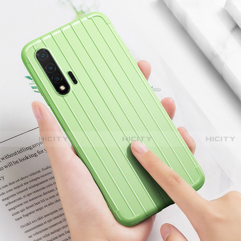 Coque Silicone Housse Etui Gel Line C02 pour Huawei Nova 6 5G Plus