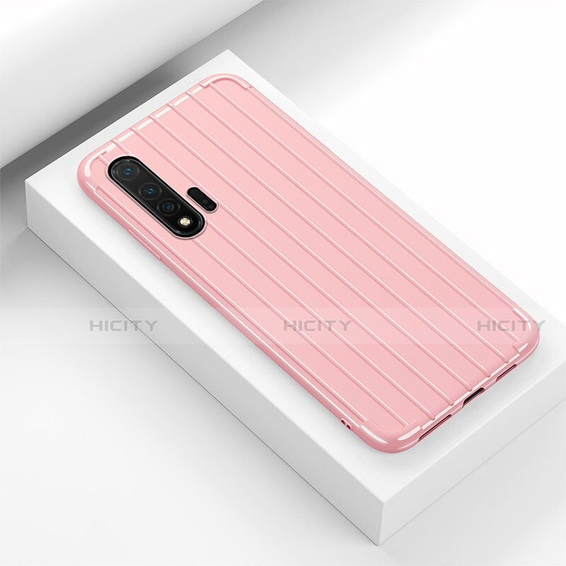 Coque Silicone Housse Etui Gel Line C02 pour Huawei Nova 6 Plus