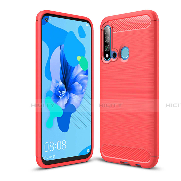 Coque Silicone Housse Etui Gel Line C02 pour Huawei P20 Lite (2019) Plus