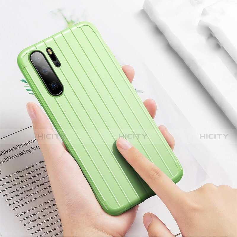 Coque Silicone Housse Etui Gel Line C02 pour Huawei P30 Pro New Edition Plus