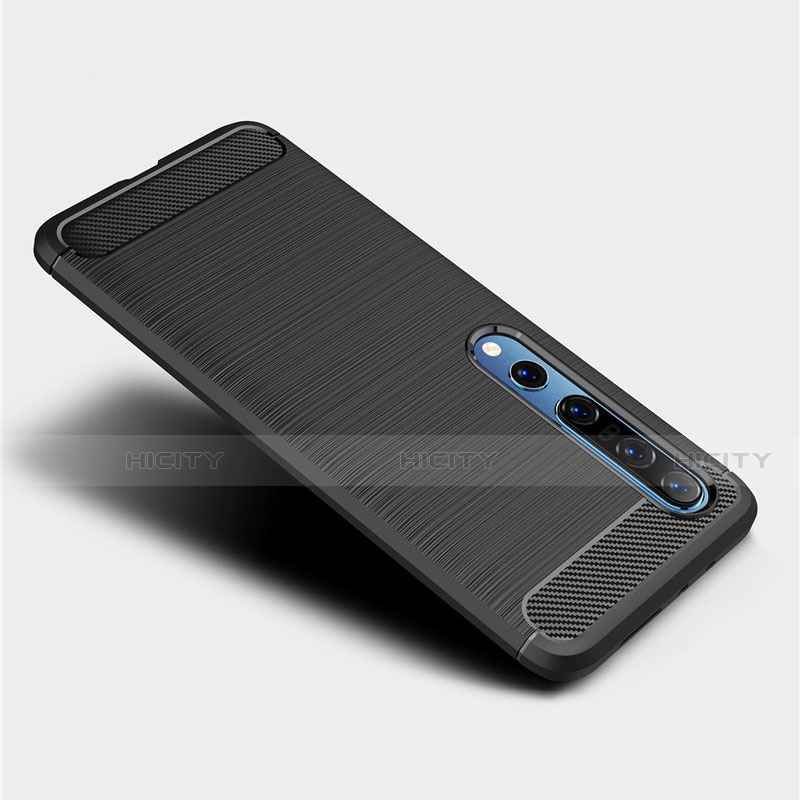 Coque Silicone Housse Etui Gel Line C02 pour Xiaomi Mi 10 Plus