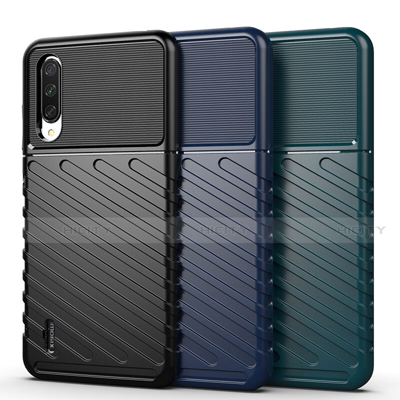 Coque Silicone Housse Etui Gel Line C02 pour Xiaomi Mi A3 Plus