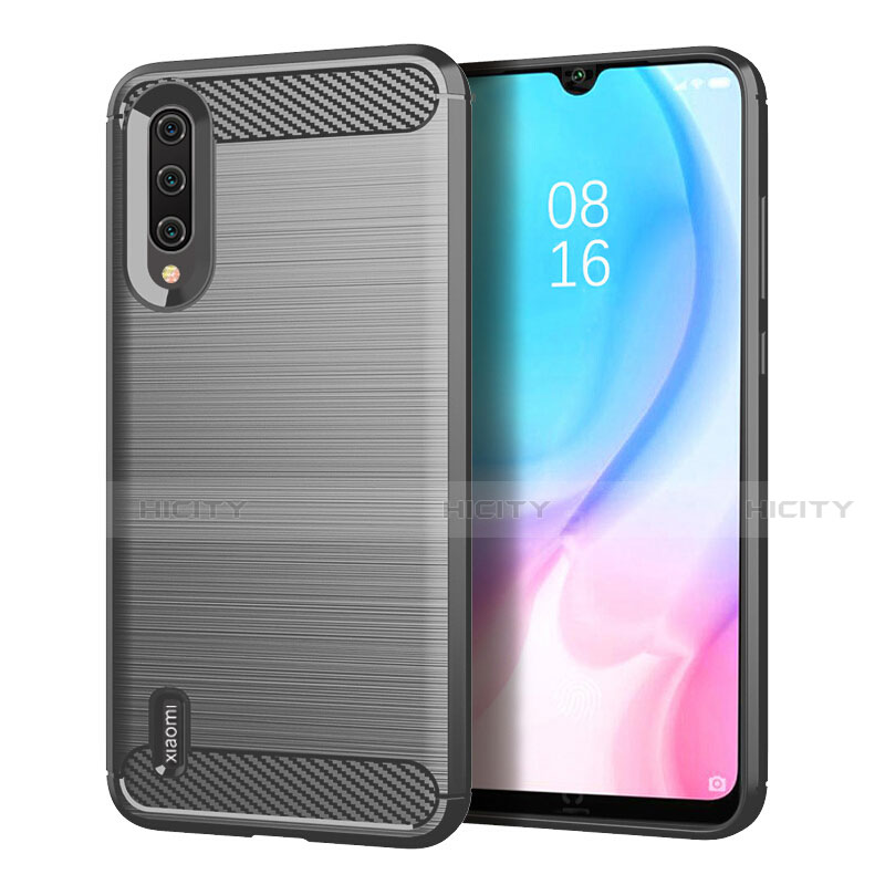 Coque Silicone Housse Etui Gel Line C05 pour Xiaomi Mi A3 Plus