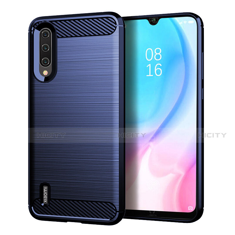 Coque Silicone Housse Etui Gel Line C05 pour Xiaomi Mi A3 Plus