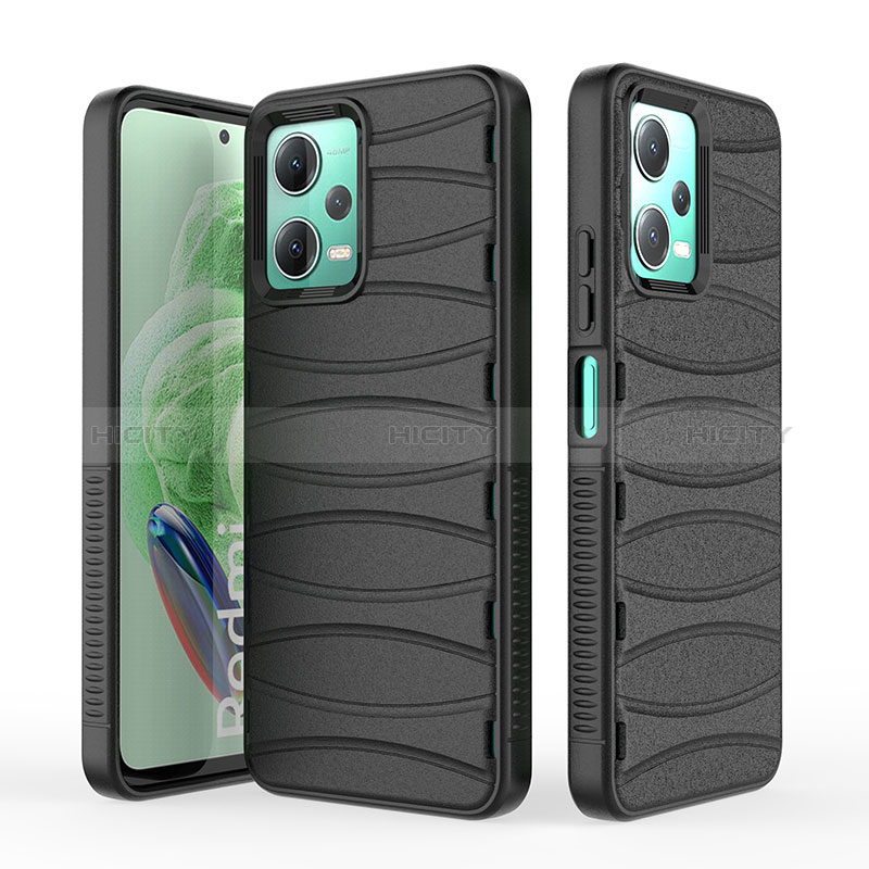 Coque Silicone Housse Etui Gel Line KC1 pour Xiaomi Redmi Note 12 5G Plus