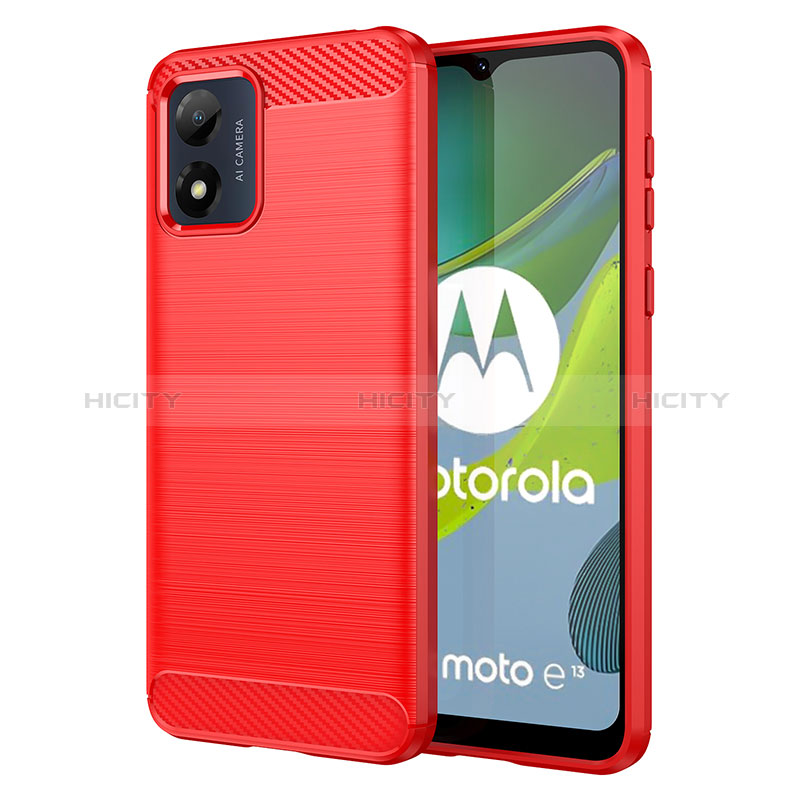 Coque Silicone Housse Etui Gel Line MF1 pour Motorola Moto E13 Plus