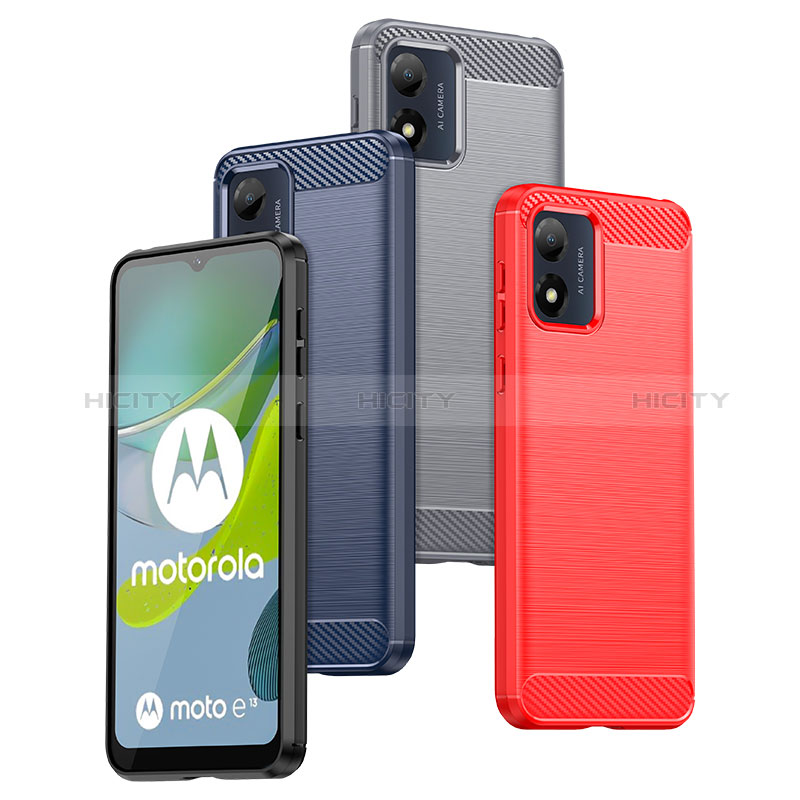 Coque Silicone Housse Etui Gel Line MF1 pour Motorola Moto E13 Plus