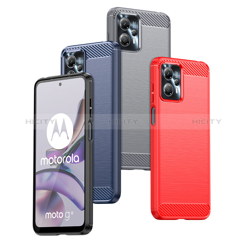 Coque Silicone Housse Etui Gel Line MF1 pour Motorola Moto G23 Plus