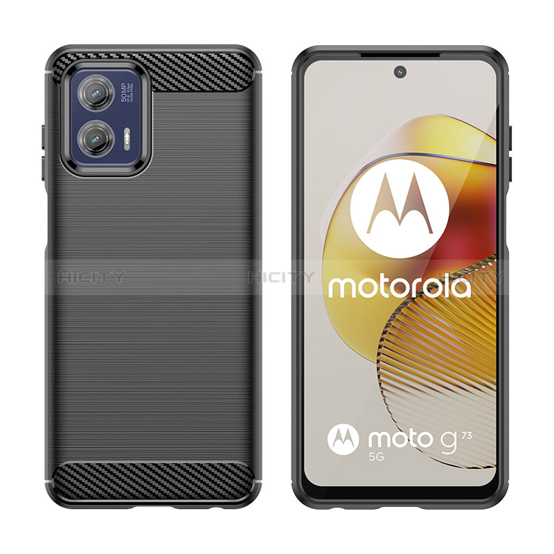 Coque Silicone Housse Etui Gel Line MF1 pour Motorola Moto G73 5G Plus