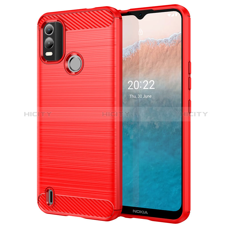 Coque Silicone Housse Etui Gel Line MF1 pour Nokia G11 Plus Rouge Plus