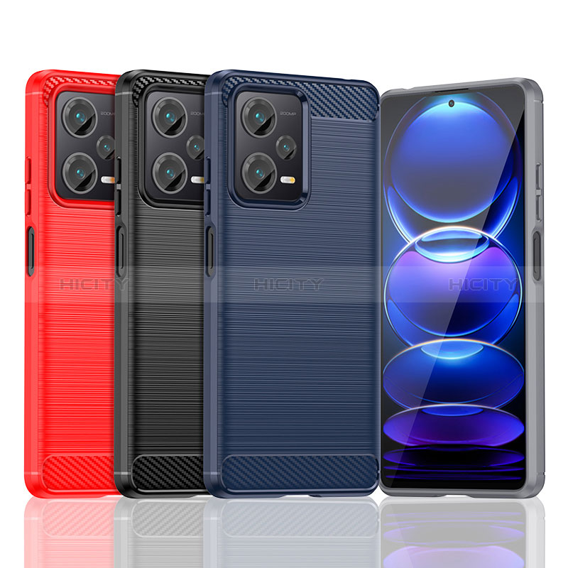 Coque Silicone Housse Etui Gel Line MF1 pour Xiaomi Redmi Note 12 Pro+ Plus 5G Plus
