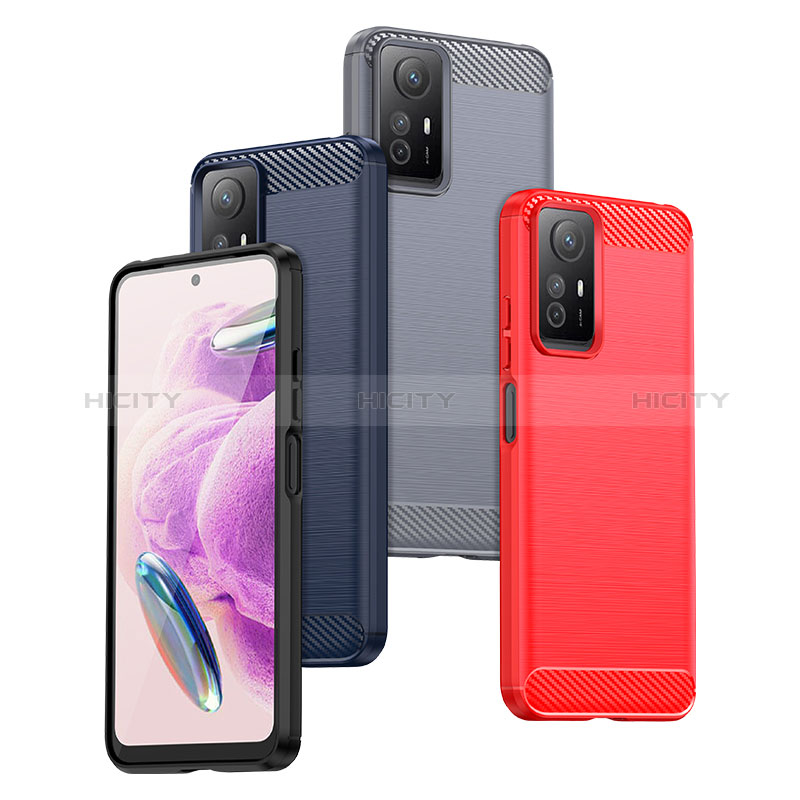 Coque Silicone Housse Etui Gel Line MF1 pour Xiaomi Redmi Note 12S Plus