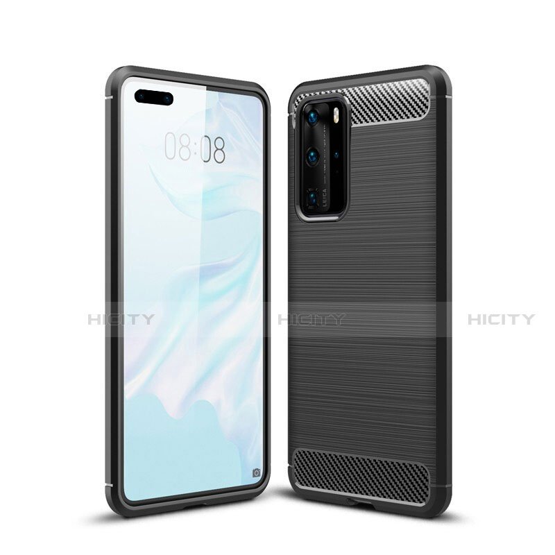 Coque Silicone Housse Etui Gel Line pour Huawei P40 Pro Plus