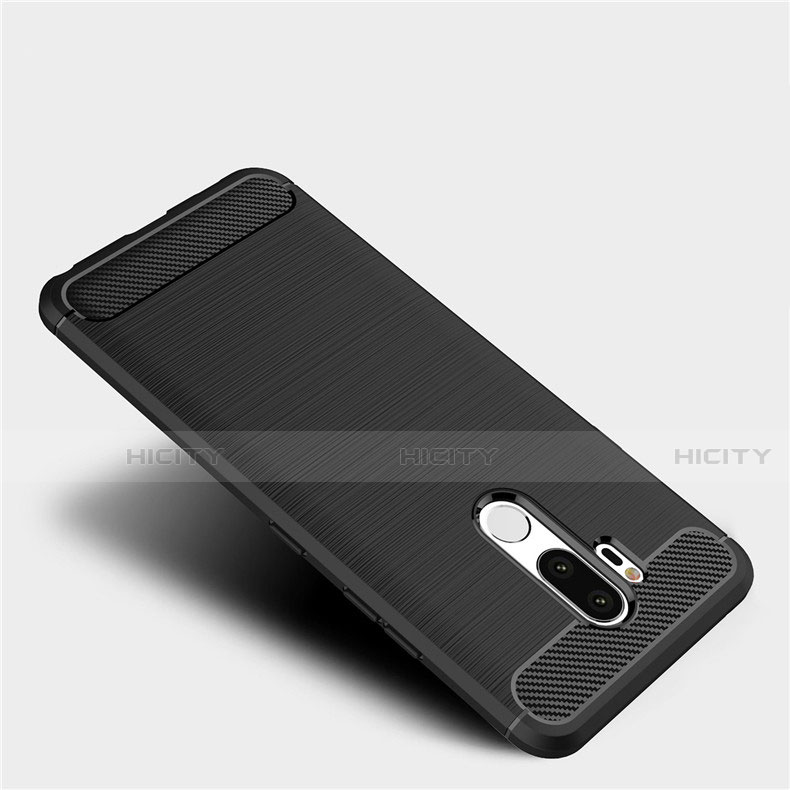 Coque Silicone Housse Etui Gel Line pour LG G7 Plus