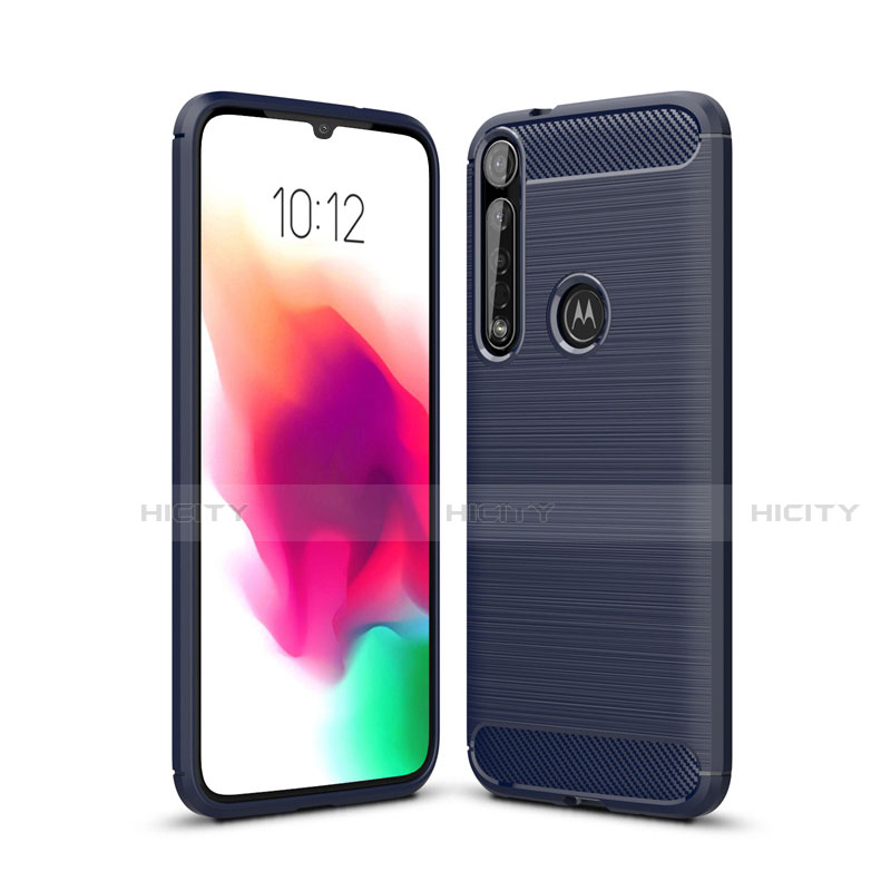 Coque Silicone Housse Etui Gel Line pour Motorola Moto G8 Plus Plus