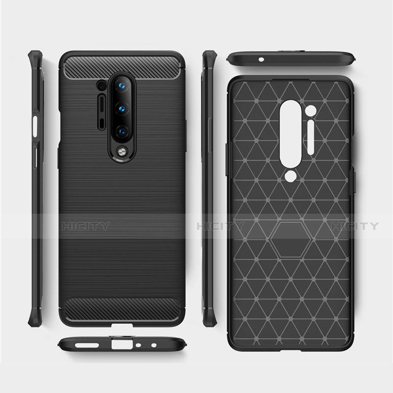 Coque Silicone Housse Etui Gel Line pour OnePlus 8 Pro Plus