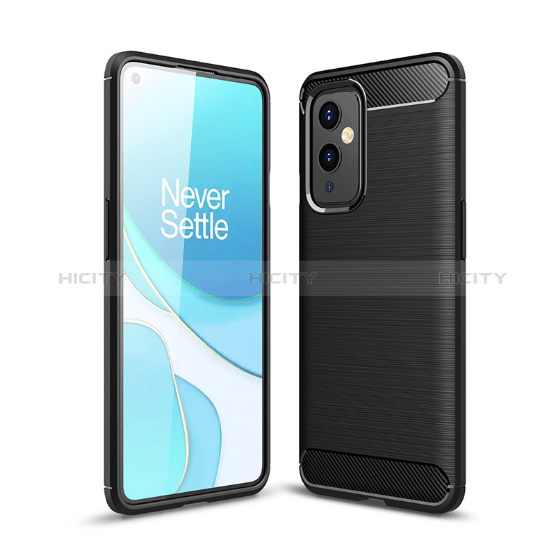 Coque Silicone Housse Etui Gel Line pour OnePlus 9 5G Plus