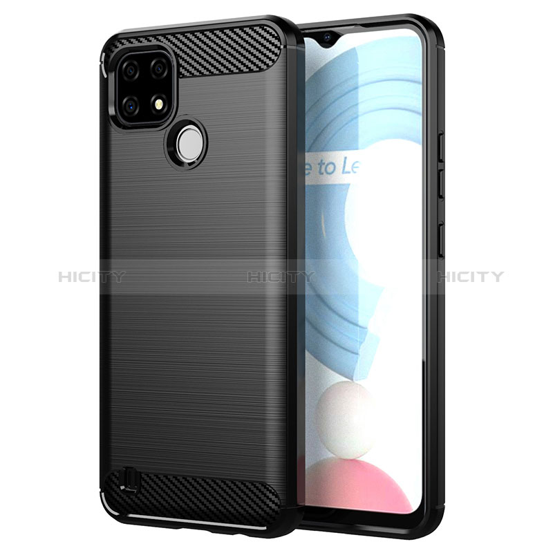 Coque Silicone Housse Etui Gel Line pour Realme C21 Plus