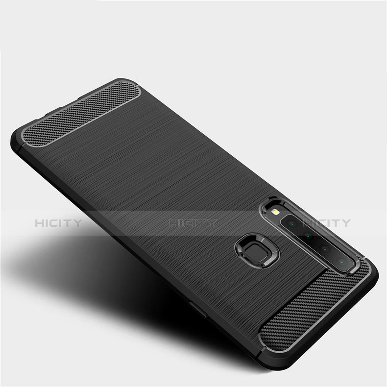 Coque Silicone Housse Etui Gel Line pour Samsung Galaxy A9s Plus