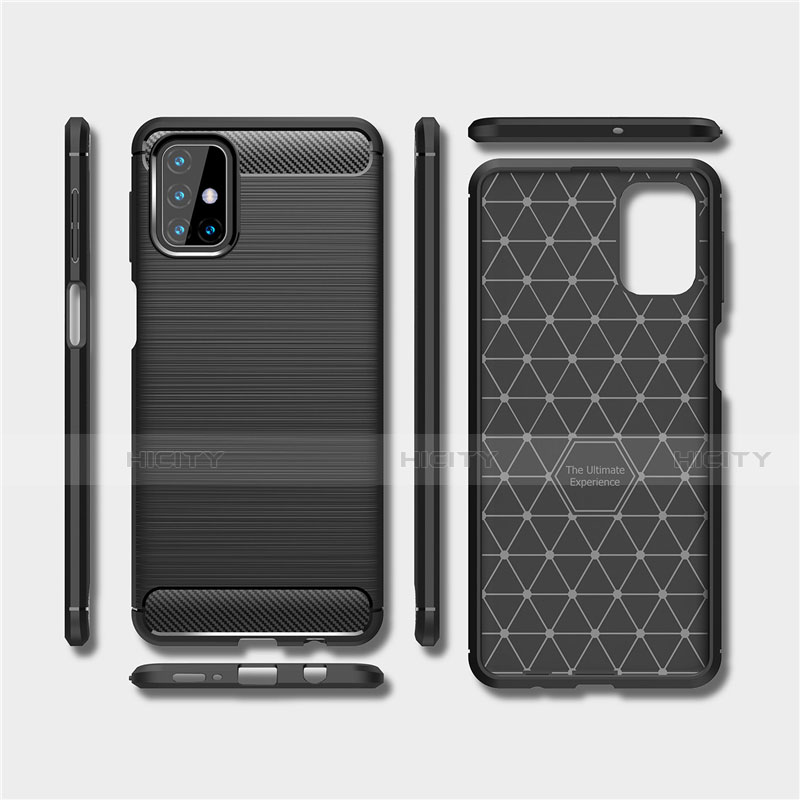 Coque Silicone Housse Etui Gel Line pour Samsung Galaxy M31s Plus