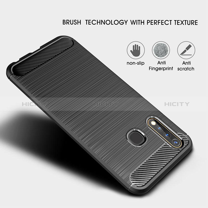 Coque Silicone Housse Etui Gel Line pour Vivo Y19 Plus