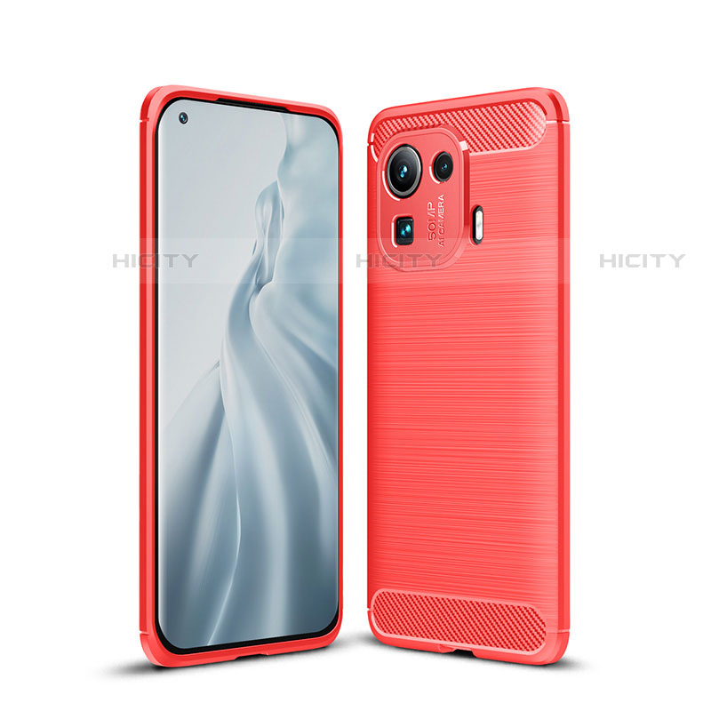 Coque Silicone Housse Etui Gel Line pour Xiaomi Mi 11 Pro 5G Plus