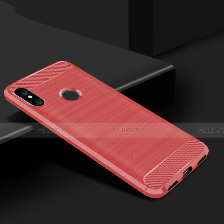 Coque Silicone Housse Etui Gel Line pour Xiaomi Mi A2 Lite Plus