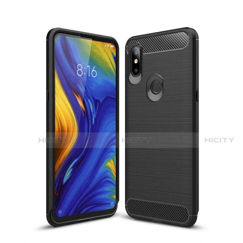 Coque Silicone Housse Etui Gel Line pour Xiaomi Mi Mix 3 Plus