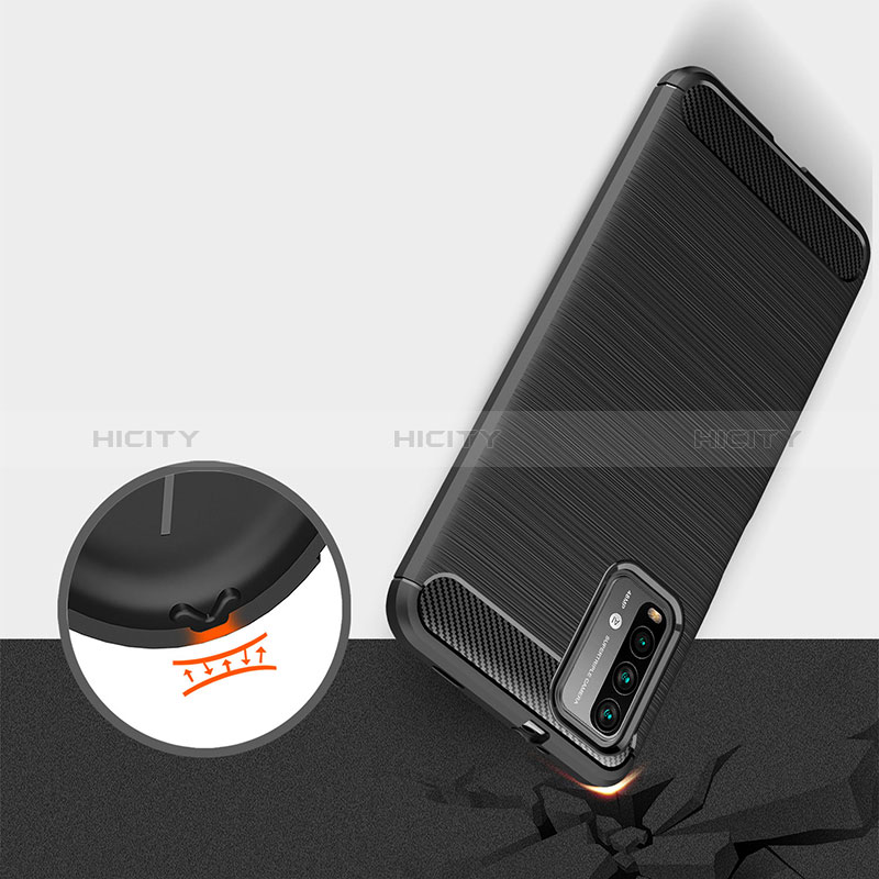 Coque Silicone Housse Etui Gel Line pour Xiaomi Redmi 9 Power Plus