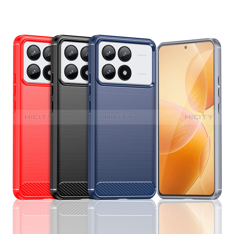 Coque Silicone Housse Etui Gel Line pour Xiaomi Redmi K70 5G Plus