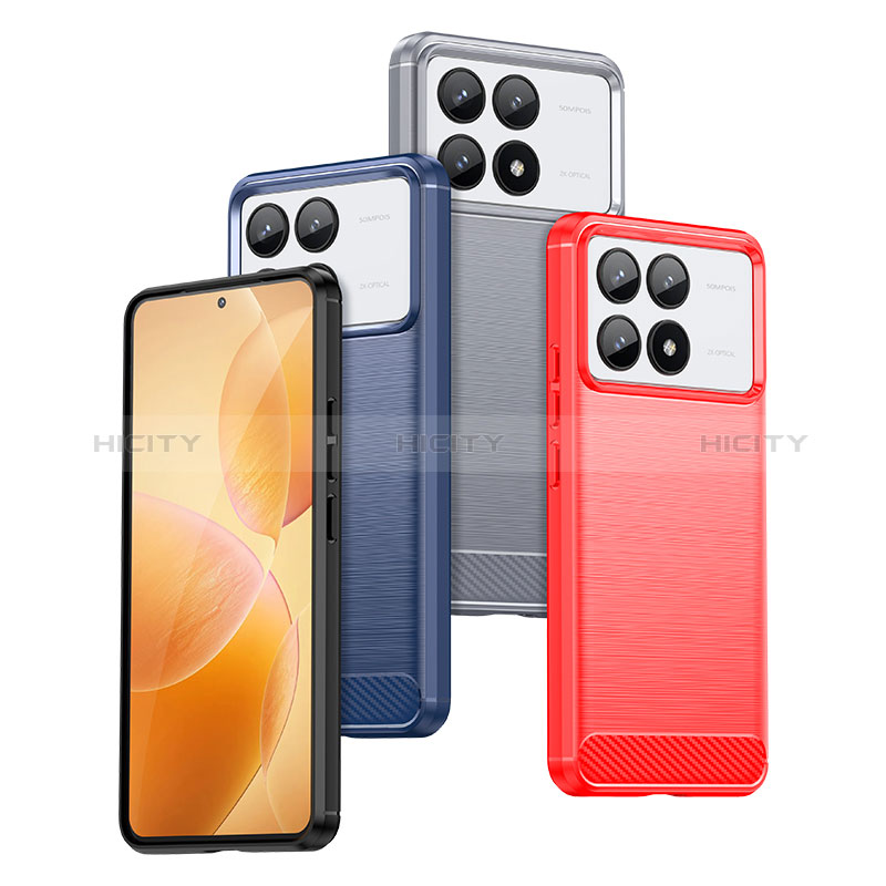 Coque Silicone Housse Etui Gel Line pour Xiaomi Redmi K70 5G Plus