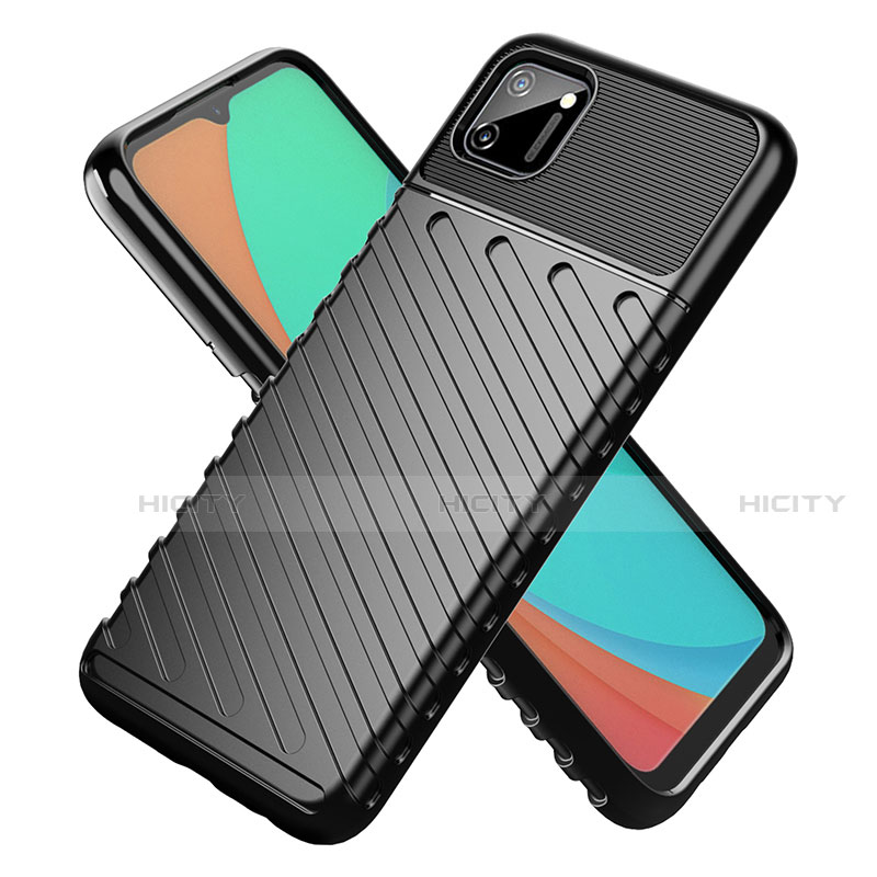 Coque Silicone Housse Etui Gel Line S01 pour Realme C11 Plus