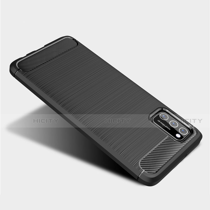 Coque Silicone Housse Etui Gel Line S01 pour Samsung Galaxy A41 Plus