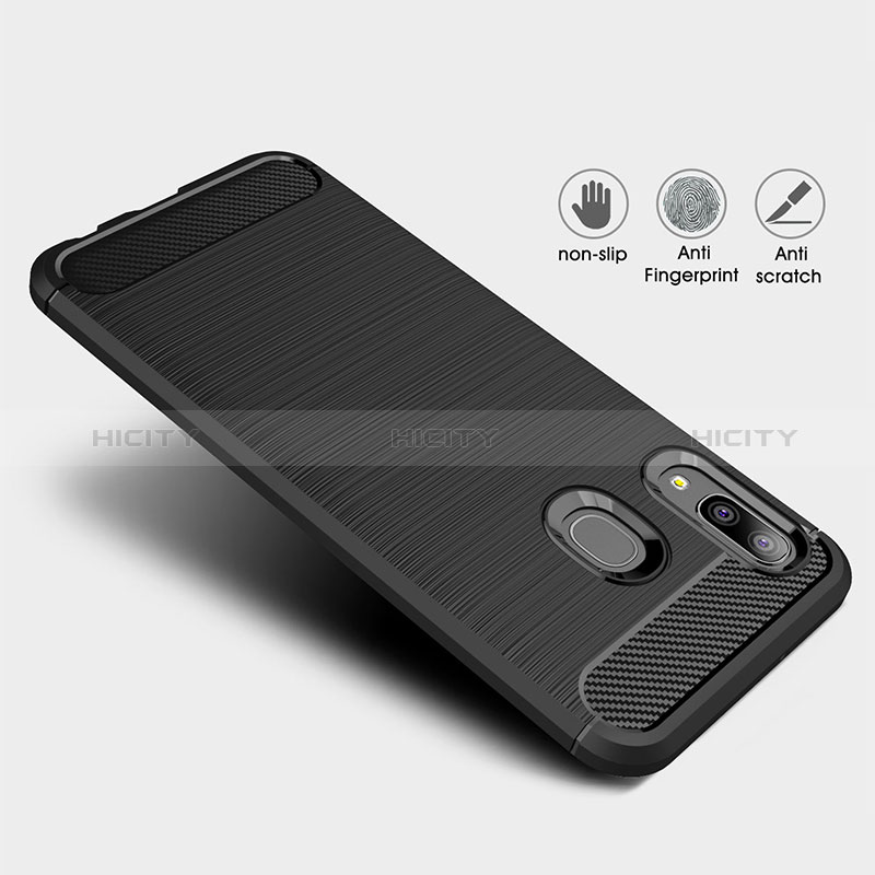 Coque Silicone Housse Etui Gel Line WL1 pour Samsung Galaxy A20e Plus