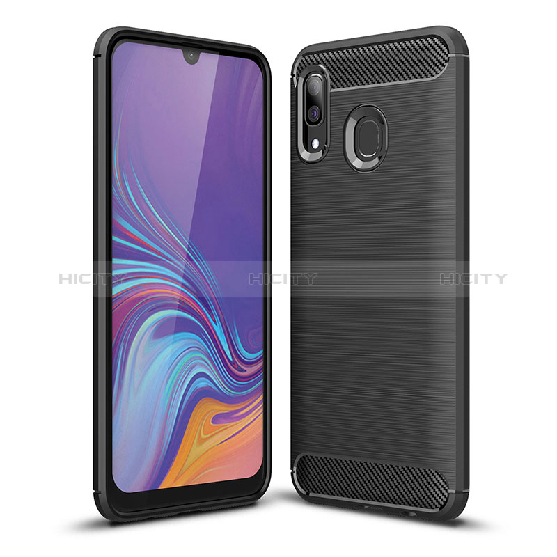 Coque Silicone Housse Etui Gel Line WL1 pour Samsung Galaxy A30 Plus