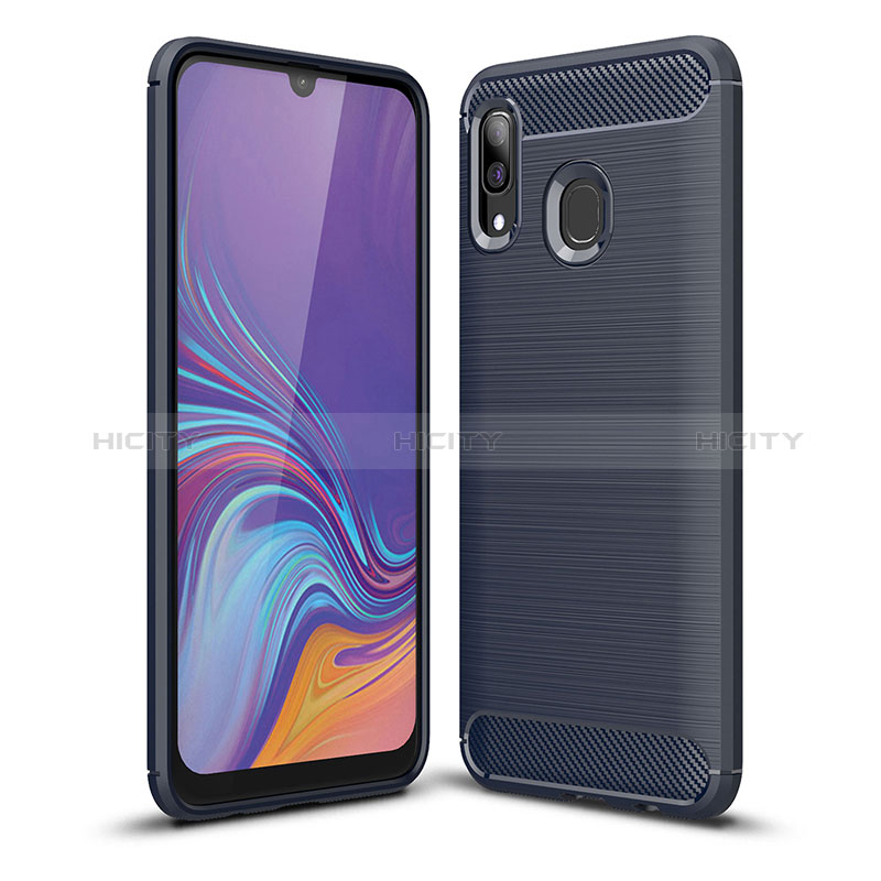 Coque Silicone Housse Etui Gel Line WL1 pour Samsung Galaxy A30 Plus