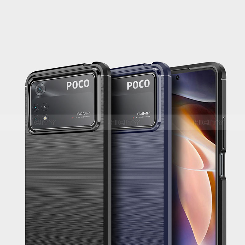 Coque Silicone Housse Etui Gel Line WL1 pour Xiaomi Poco X4 Pro 5G Plus