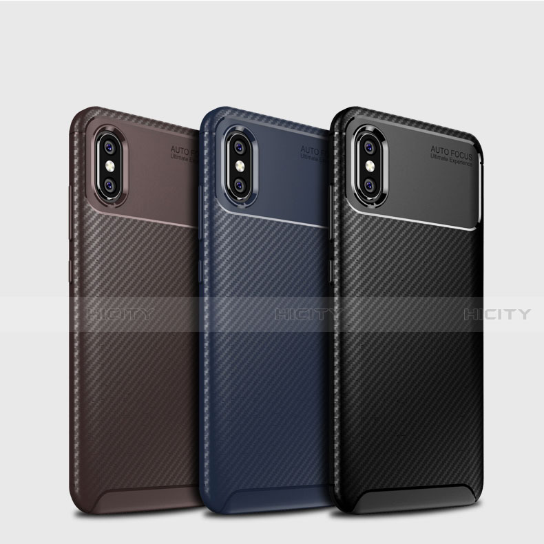 Coque Silicone Housse Etui Gel Serge A01 pour Xiaomi Mi 8 Plus