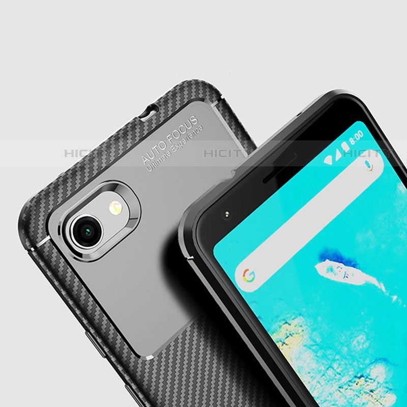 Coque Silicone Housse Etui Gel Serge pour Google Pixel 3a XL Plus