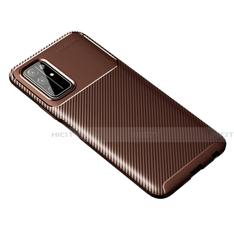 Coque Silicone Housse Etui Gel Serge pour Huawei Honor 30S Marron Plus